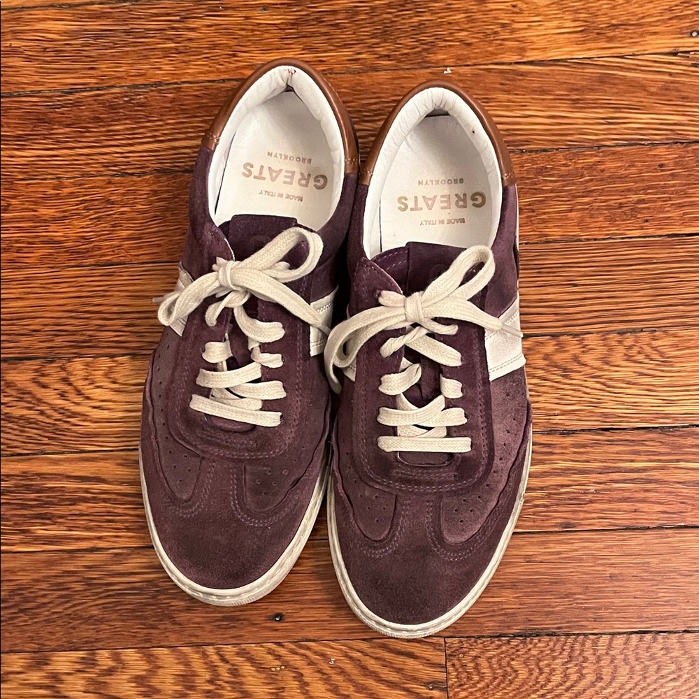 The Greats Retro Suede Sneakers